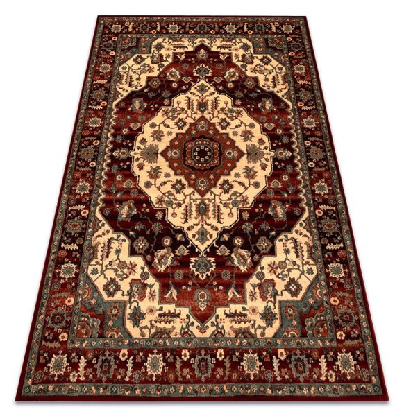 Koberec KASHQAI 4377 300 ornament bordó / béžový