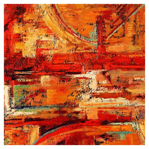 Obraz nástěnné malby (30x30 cm)