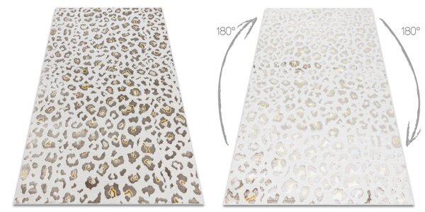 Koberec BLISS Z232AZ128 leopardí vzor, ​​krémový / béžový