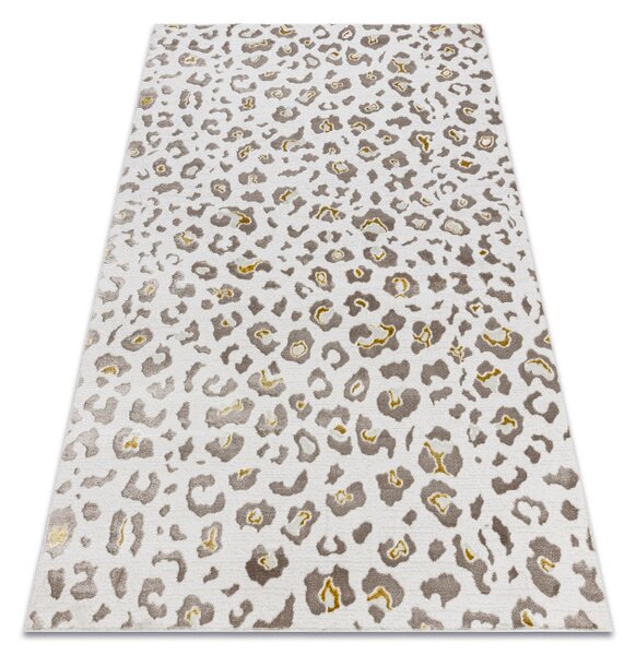 Koberec BLISS Z232AZ128 leopardí vzor, ​​krémový / béžový
