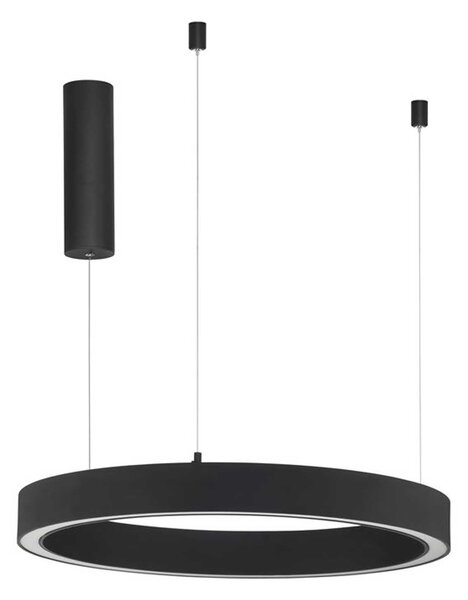 Nova Luce Sting LED kruhové závěsné svítidlo stmívatelné Ø800mmČerná