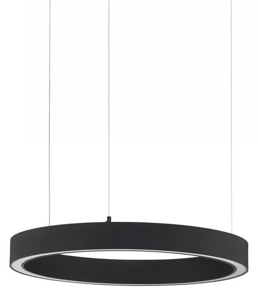 Nova Luce Sting LED kruhové závěsné svítidlo stmívatelné Ø800mmČerná