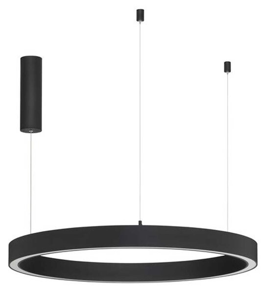 Nova Luce Sting LED kruhové závěsné svítidlo stmívatelné Ø800mmČerná