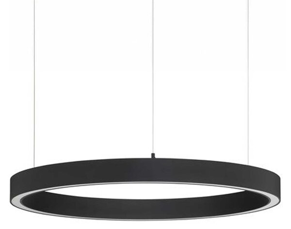 Nova Luce Sting LED kruhové závěsné svítidlo stmívatelné Ø800mmČerná