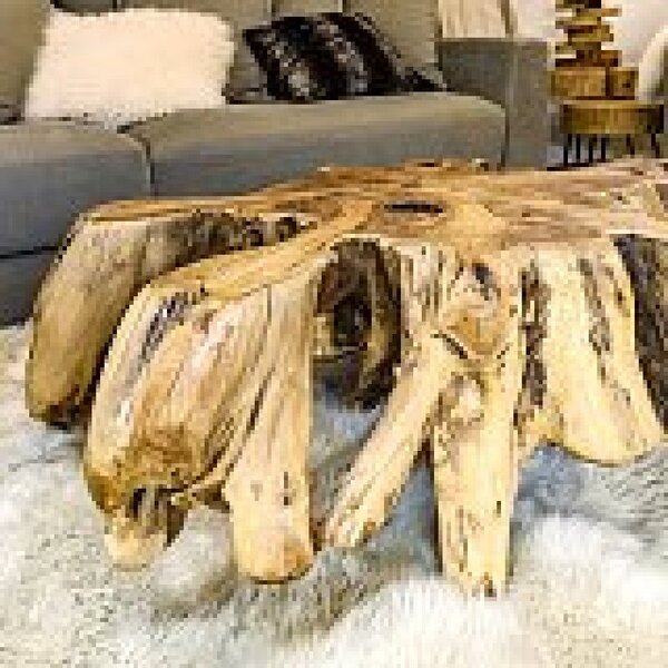 Konferenční stolek Java, masívní Teak. 60 cm