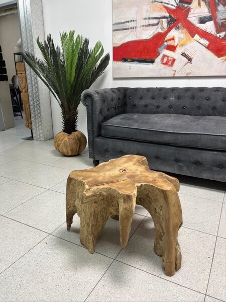Konferenční stolek Java, masívní Teak. 60 cm
