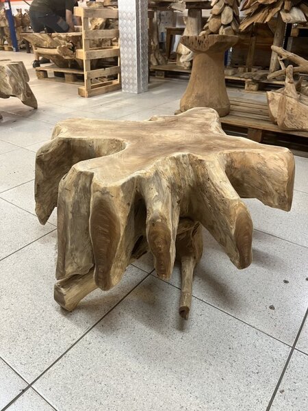 Konferenční stolek Java, masívní Teak. 60 cm