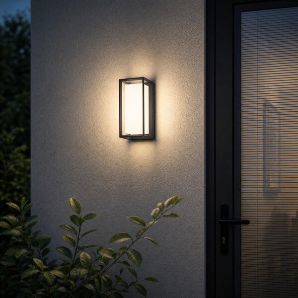 VK Light Neon LED nástěnné svítidlo IP65 obdélníkové Bílá