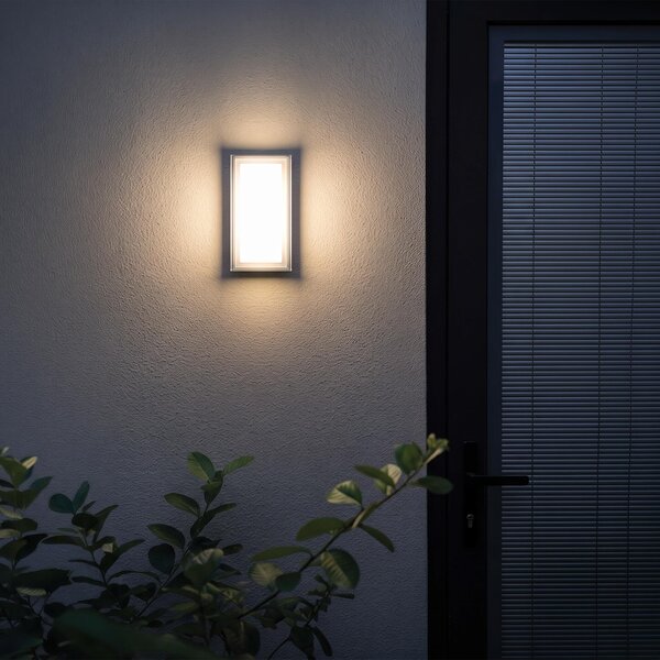 VK Light Neon LED nástěnné svítidlo IP65 obdélníkové Bílá
