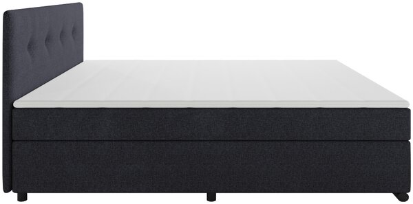 POSTEL BOXSPRING, 160/200 cm, antracitová MID.YOU - Manželské postele, Online Only