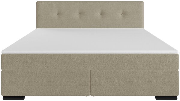 POSTEL BOXSPRING, 160/200 cm, béžová MID.YOU - Manželské postele, Online Only