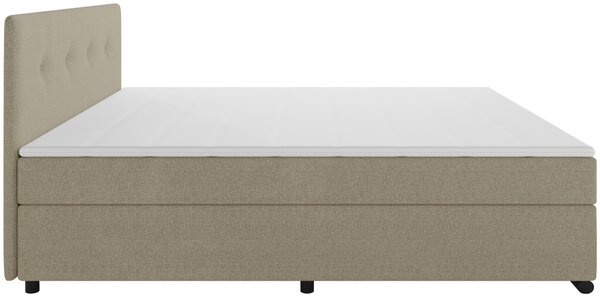 POSTEL BOXSPRING, 160/200 cm, béžová MID.YOU - Manželské postele, Online Only