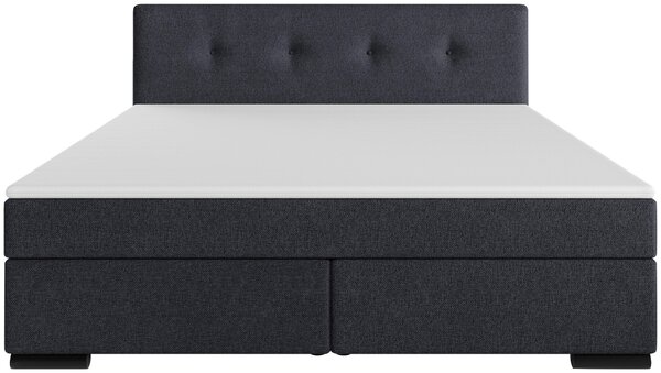 POSTEL BOXSPRING, 160/200 cm, antracitová MID.YOU - Manželské postele, Online Only