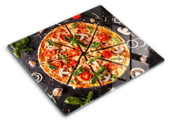 Sklo za varnou desku Pizza s houbami