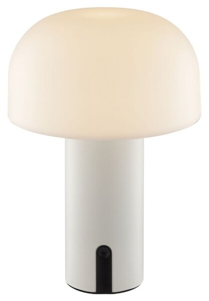 Brilliant G60305/09 Venkovní AKU stolní lampa MATTIS béžová USB-C
