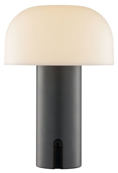 Brilliant G60305/22 Venkovní AKU stolní lampa MATTIS šedá USB-C
