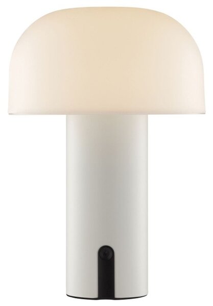 Brilliant G60305/09 Venkovní AKU stolní lampa MATTIS béžová USB-C