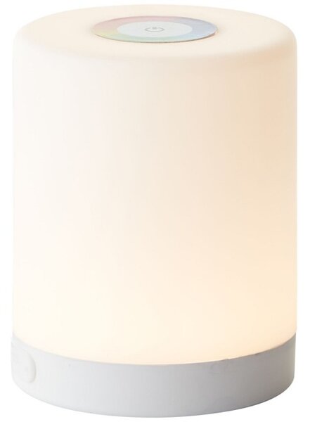 Brilliant G40955/05 AKU stolní lampa ARO RGB bílý lem USB-C, IP44