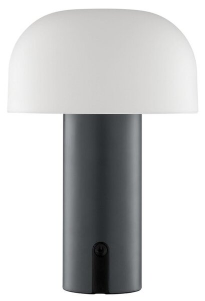Brilliant G60305/22 Venkovní AKU stolní lampa MATTIS šedá USB-C