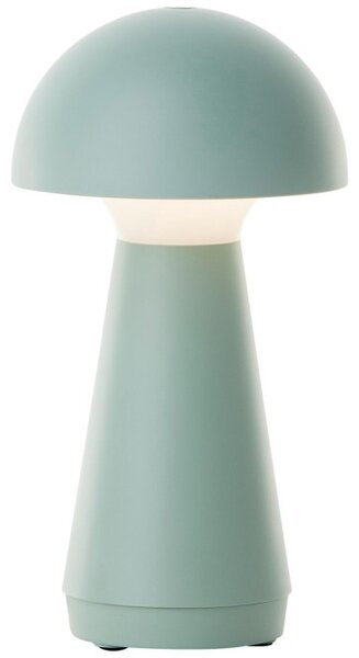 Brilliant G40896/04 AKU stolní lampa NAVABI zelená USB-C, IP44