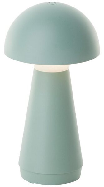 Brilliant G40896/04 AKU stolní lampa NAVABI zelená USB-C, IP44