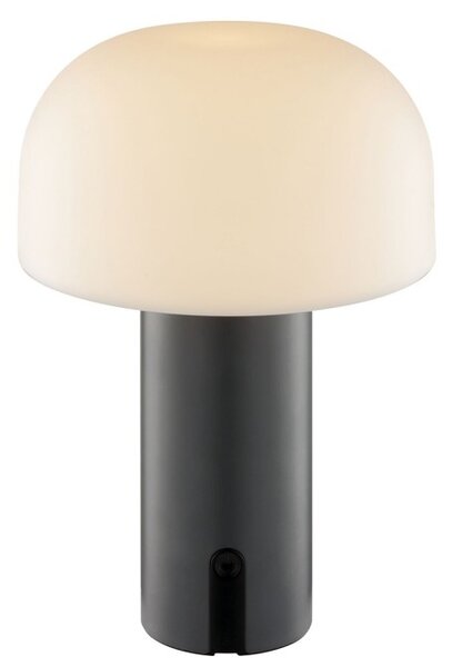 Brilliant G60305/22 Venkovní AKU stolní lampa MATTIS šedá USB-C