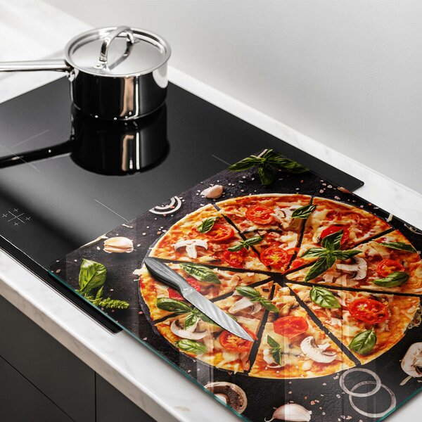 Sklo za varnou desku Pizza s houbami