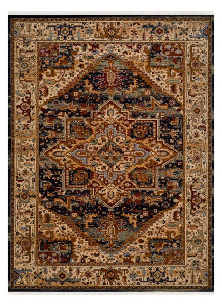 Koberec KESHAN Ornament, třásně 2886/53511 béžový / granátový