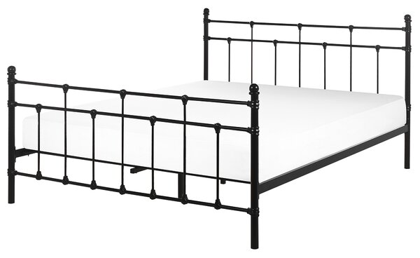 Postel Kov LYNX 160 x 200 cm Černá