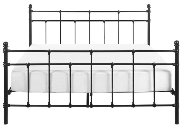 Postel Kov LYNX 160 x 200 cm Černá