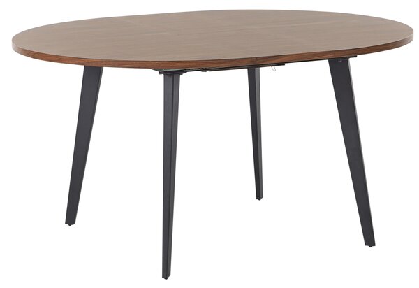 Rozkládací jídelní stůl BOVINA Tmavě hnědá 120/150 cm 120 cm