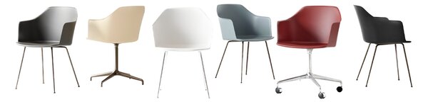 &Tradition designové židle Rely Indoor Armchair On Wheels