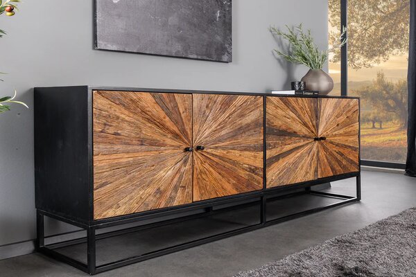 Komoda BARRACUDA 180 CM přírodní masiv mango / teak Nábytek | Úložné prostory | Komody | Nízké