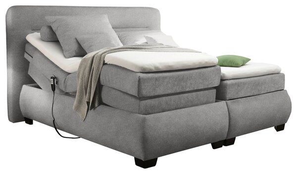POSTEL BOXSPRING, 160/200 cm, jílová barva MID.YOU - Manželské postele, Online Only