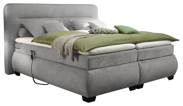 POSTEL BOXSPRING, 160/200 cm, jílová barva MID.YOU - Manželské postele, Online Only