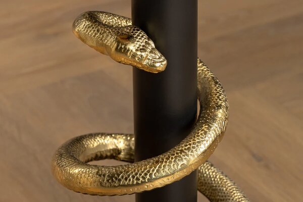Odkládací stolek WILDLIFE SNAKE 50 CM bílý mramor Nábytek | Doplňkový nábytek | Odkládací stolky