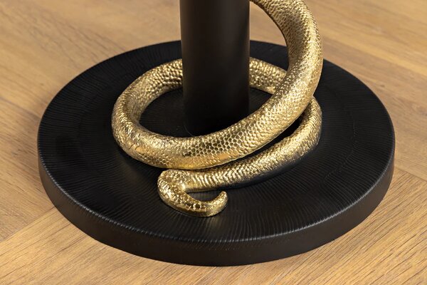 Odkládací stolek WILDLIFE SNAKE 50 CM bílý mramor Nábytek | Doplňkový nábytek | Odkládací stolky