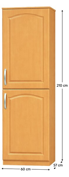 KONDELA Kuchyňská skříňka, olše, pravá, LORA MDF NEW KLASIK S60LO