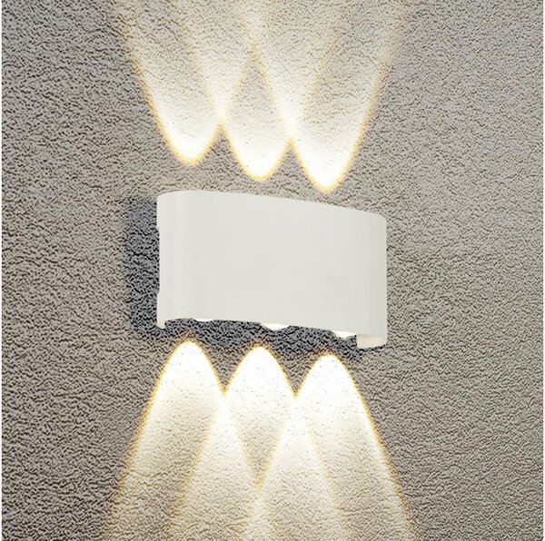 Brilagi - LED Venkovní nástěnné svítidlo FLAREBOX LED/6W/230V bílá IP65