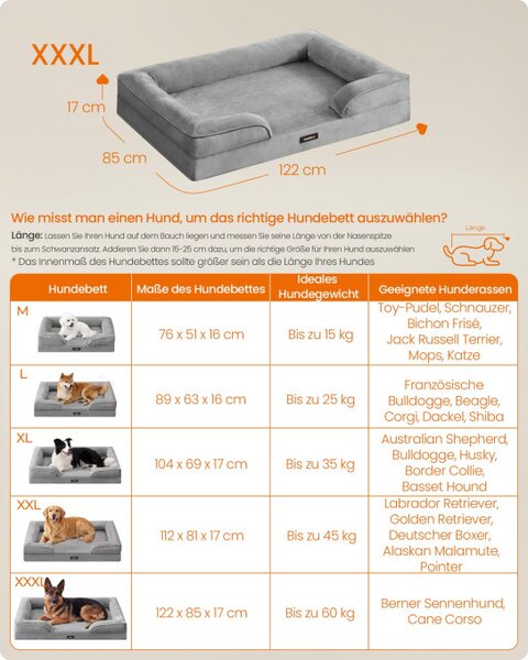 Ortopedický pelíšek pro psa FEANDREA PGW325GD01