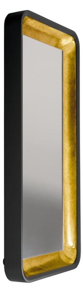 Eglo 425063 - Nástěnné zrcadlo BONTANG 120x60 cm černá/zlatá
