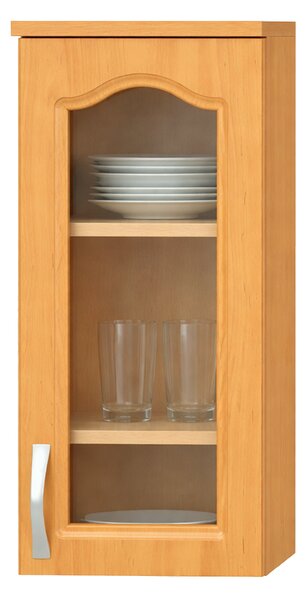 KONDELA Kuchyňská skříňka horní, olše, pravá, LORA MDF NEW KLASIK W40S