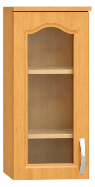 KONDELA Horní skříňka, olše, levá, LORA MDF NEW KLASIK W40S