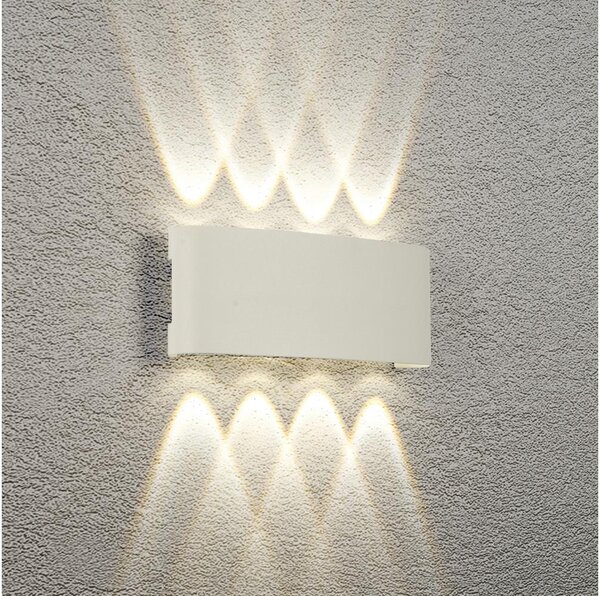 Brilagi - LED Venkovní nástěnné svítidlo FLAREBOX LED/8W/230V bílá IP65