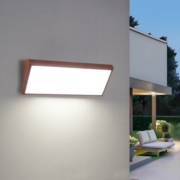 Brilagi - LED Venkovní nástěnné svítidlo TRIANGLE LED/42W/230V hnědá IP65