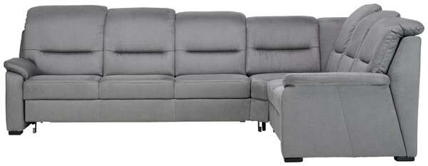 ROHOVÁ SEDAČKA, textil, šedá Beldomo Comfort - Sedací soupravy