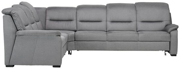ROHOVÁ SEDAČKA, textil, šedá Beldomo Comfort - Sedací soupravy