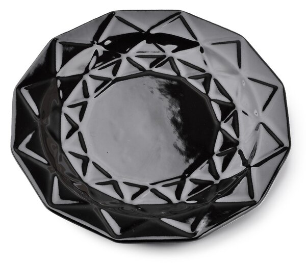 Affekdesign Keramický Talíř Adel 24 cm černý