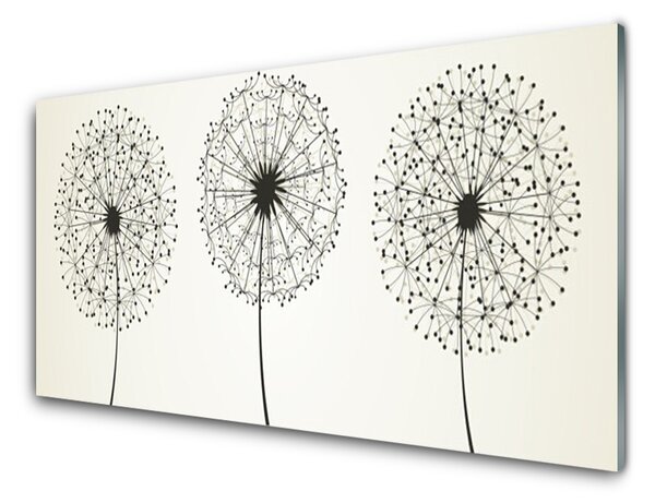 Skleněné obklady do kuchyně Květiny Rostlina Příroda 100x50 cm