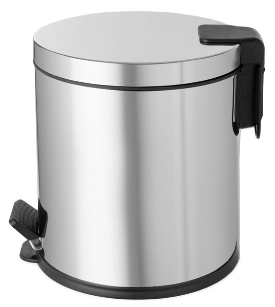 Pedálový odpadkový koš Compactor 20 L, s vyjímatelnou nádobou, nerezová ocel